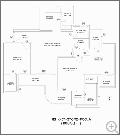 DigiTown Floor Plan